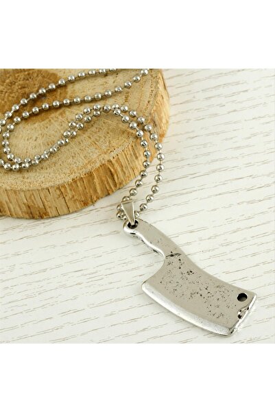 Auren Shop Mtxdpn Row Metal (150838) Necklace-Silver Color