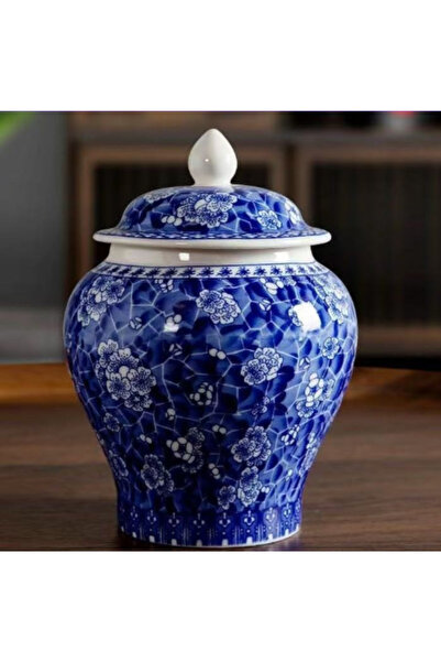 Denaro Home FASCIO BLUE BLANK BAHARATLIK - 9x13CM