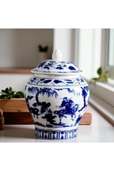 Denaro Home MONGOLO BLUE BLANK BAHARATLIK - 9x13CM