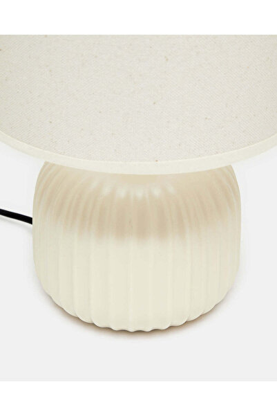 REDTAG Cream Ceramic Base Table Lamp