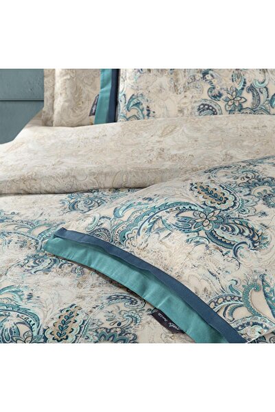 Sarev Grant King Size 100% Cotton Sateen “300 Tc” Duvet Cover Set Beige