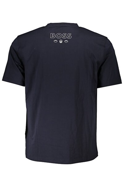 Hugo Boss Men's T-Shirt, 90% Cotton 10% Elastane, Blue, M (INTL)