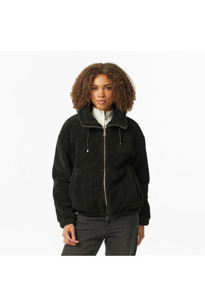 Nautica Kadın Siyah Regular Fit Çift Taraflı Mont