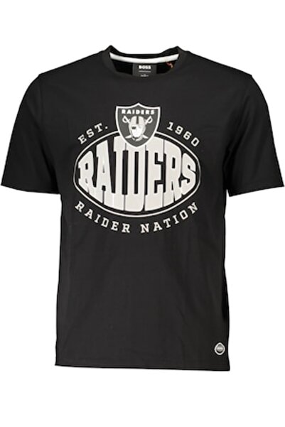 Hugo Boss Men's T-shirt, 90% Cotton/10% Elastane, Black, M (INTL)