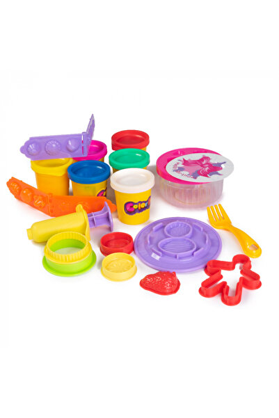 Nurio Set de lutul modelabil cu accesorii - Tort de ziua de naștere -