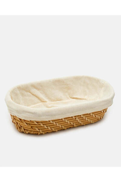 REDTAG Brown Oval Basket With Fabric