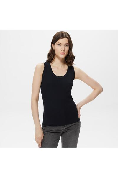 Nautica Women's Black Sleeveless T-Shirt
