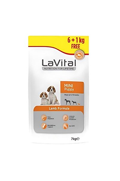 LaVital LaVital Kuzulu Küçük Irk Yavru Köpek Maması 6+1Kg Bonus Paket