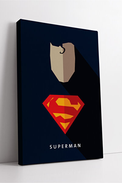 KOSS Dijital Πίνακας τέχνης σε καμβά με μίνιμαλ σχεδιασμό Superman σε στυλ κό...