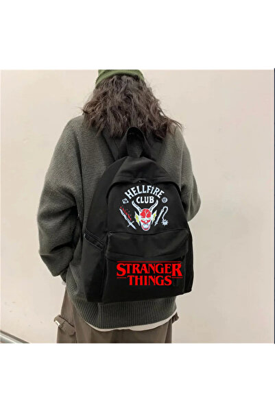 Minga London Stranger Things Printed Backpack -Ghostella