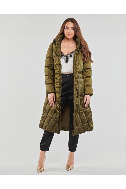 Guess WOMEN'S JACKET - W2BL57 - LUCILLE, KHAKI/METALLIC GOLD