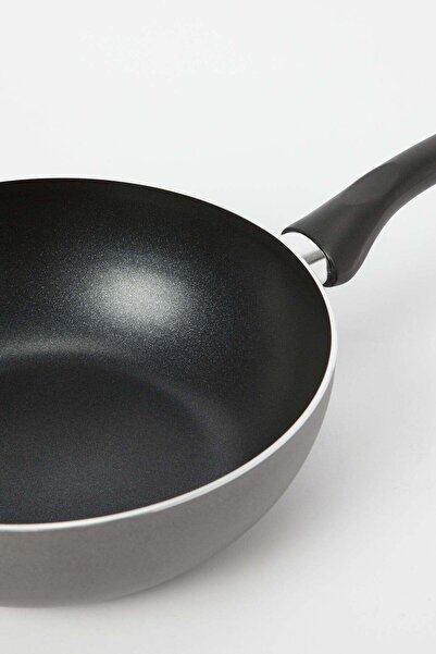 REDTAG Black Aluminum Non Stick Wok Pan (24Cm)