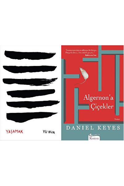 Jaguar Kitap Yaşamak + Algernona Çiçekler 2 Kitap Set