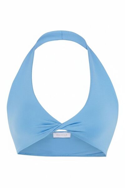 AQUELLA Light blue single top crop-top