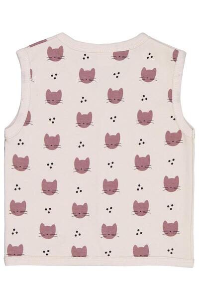 Civil Baby Cat Empirme 6-18 Months Vest - Beige 6-9 Months