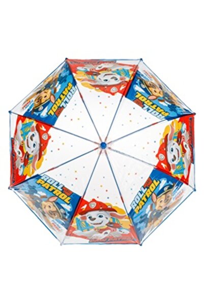 OEM Paw Patrol Transparent Manual Stick Rain Umbrella for Children 64cm