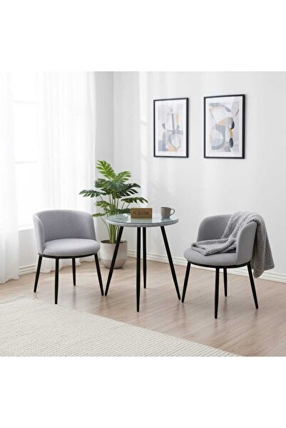 NZONE STORE طقم طاوله مع كرسيين بتصميم عصري