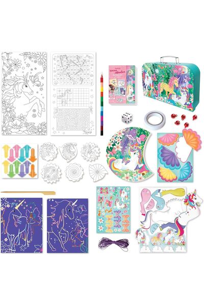 Box Candiy Unicorn Adventure Travel Suitcase Craft & Activity Set BCS2107 (Ages 6+)