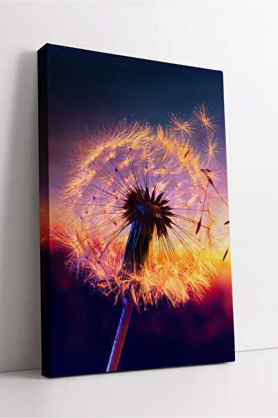 KOSS Dijital Μοντέρνο διακοσμητικό έργο τέχνης σε καμβά με εφέ φλόγας, μακροσ...