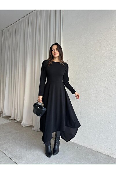 Mooi Butik Morata Midi Dress 8517 - Black