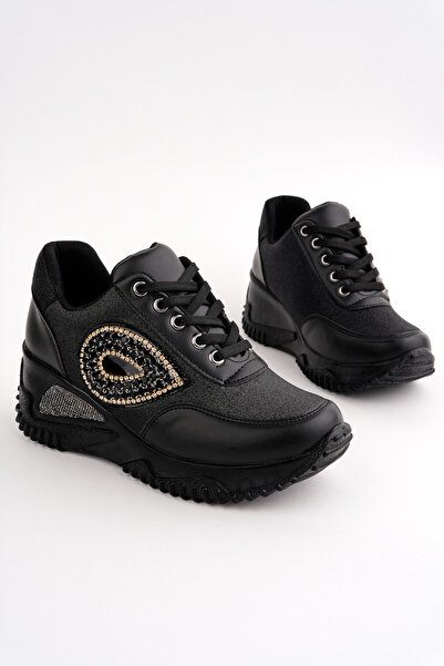 Madam Tarz Dnr-613 Thick Sole Glittery Stone Sports