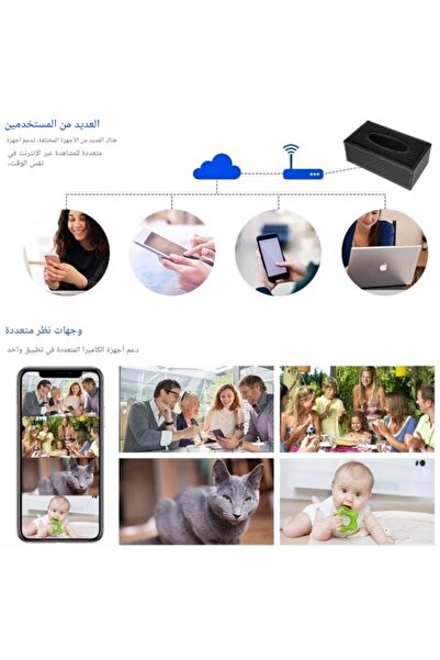 Huawei Wi-Fi tissue box mini camera, spy camera, features full HD 1098P and live streaming via app.