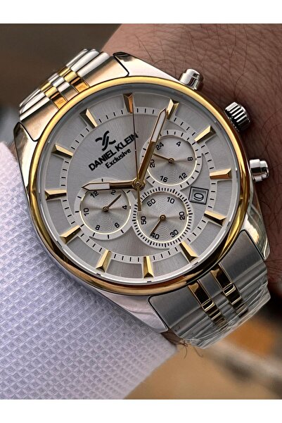 Daniel Klein Men's Wristwatch with Internal Functions Active 30 Mt Water Resistant 2 Years Warranty Fg.13351.8