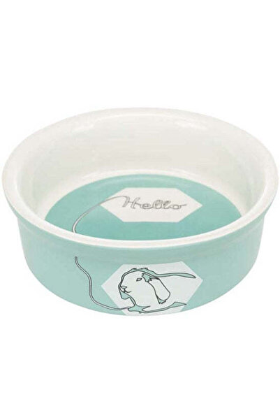 Trixie Comic Rabbit Ceramic Bowl for Small Pets