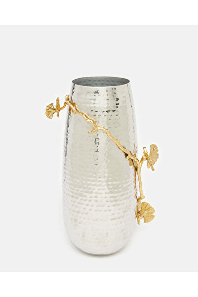 REDTAG Silver Embellished Decorative Vase