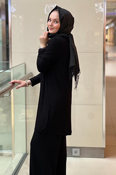 Nurcan Çetin Long Sleeve Viscose Tunic