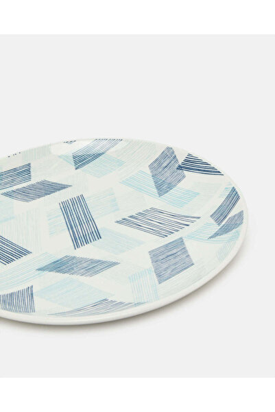 REDTAG Blue Printed Dinner Plate