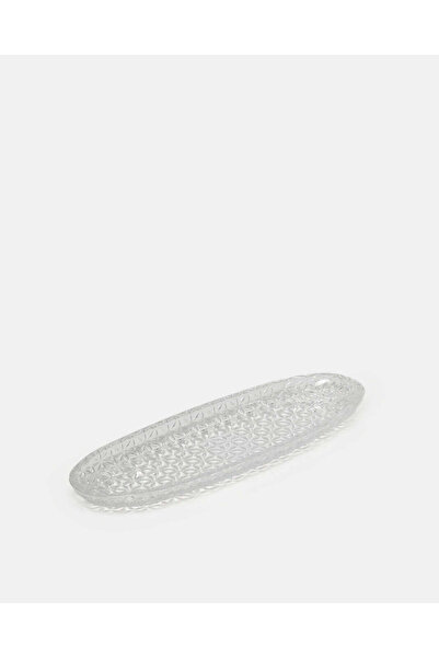 REDTAG Clear Glass Oval Plate (Small)