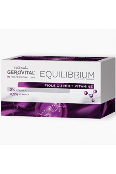 GEROVITAL Flacoane multivitaminice H3 Equilibrium, 20 buc x 2 ml