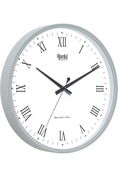 ajanta ساعة حائط - ساعات سلسلة ديكور المنزل - 10027 - رمادي