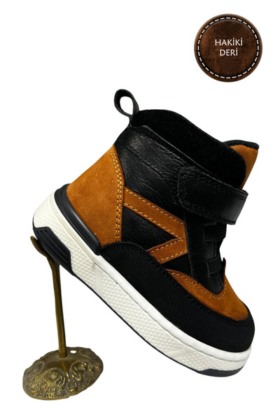 şenler bebe world kids Baby, Children's Boots Genuine Leather Orthopedic Sole, Soft Lining, Non-Slip