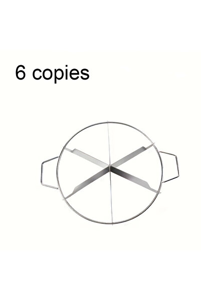 Choice 6 قطع من قطاعات الكيك المصنوعة من الفولاذ المقاوم للصدأ، أداة مطبخ منا...