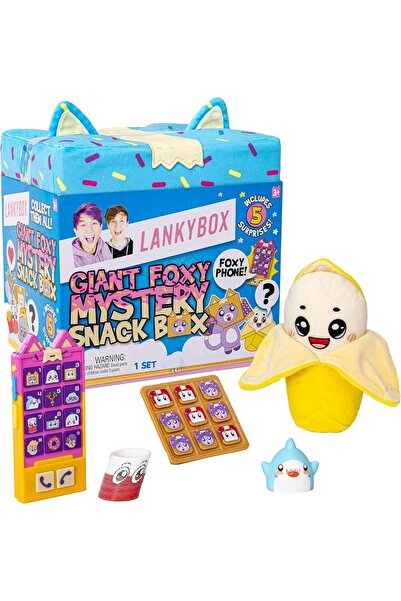 LANKYBOX صندوق وجبات خفيفة مفاجئة غامضة من فوكسي جاينت (للأعمار من 3 سنوات فما فوق)