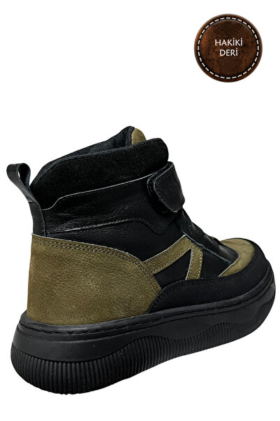 şenler bebe world kids Baby, Children's Boots Genuine Leather Orthopedic Sole, Soft Lining, Non-Slip