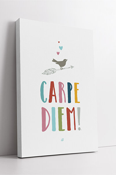 KOSS Dijital Pictură pe pânză cu tipografie minimalistă colorată cu textul „C...