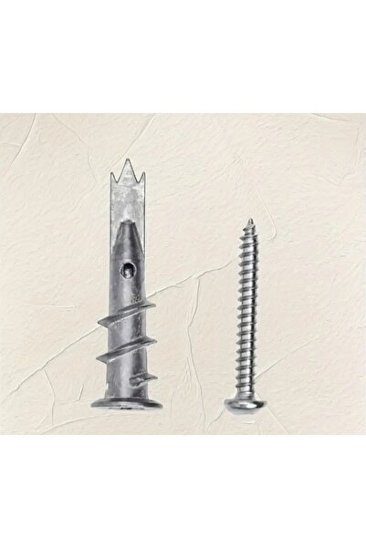 ATG Rayko 10 Adet Çelik Burgulu Alçıpan Tavan Dübeli Korniş Dübeli Turbolet Alçıpan Dübeli