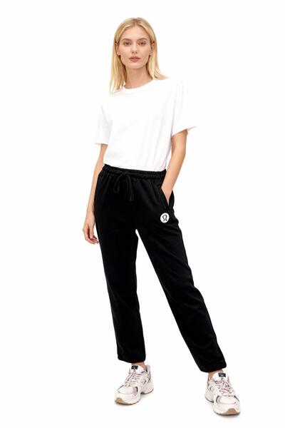 Rays 8333A Φόρμα με ελαστική μέση και στάμπα, μαύρη