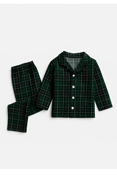 zahider Boy's Cotton Buttoned Pajamas Set