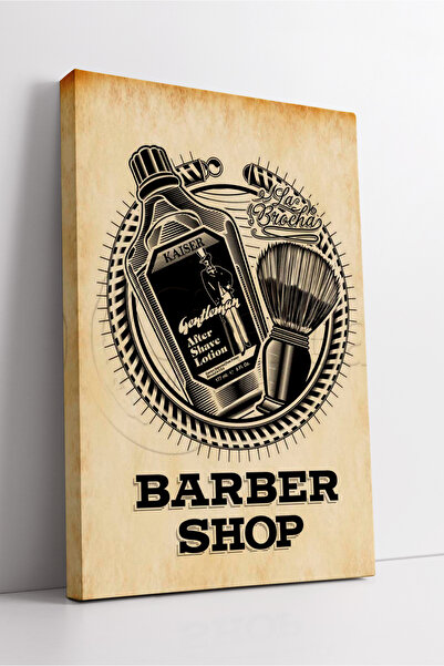 KOSS Dijital Pictură pe pânză cu design retro pentru set de bărbierit pentru ...