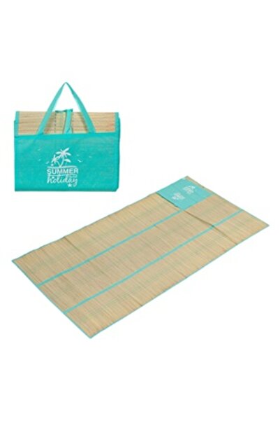 OEM Beach Mat Bag with Turquoise Edge 180x90cm
