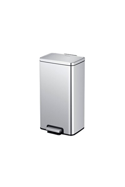 FACKELMANN Chicago 30L waste bin, stainless steel, with pedal