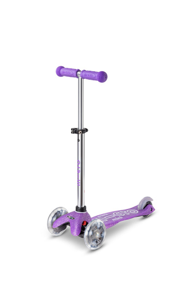 Micro Mini Deluxe Fairy Glitter Led Purple 3 Tekerlekli Çocuk Scooter
