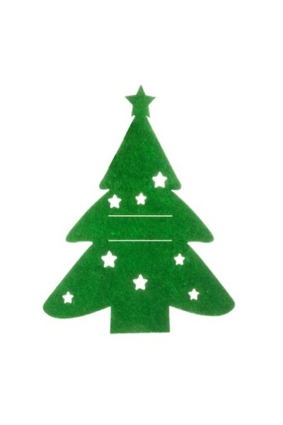 ARTEMİS Set de 12 suporturi pentru tacâmuri, Artemis, model Crăciun, verde, 1...