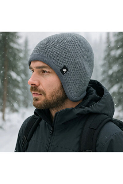 kuru Ear Covering Detailled Beanie (with Inner Fleece)