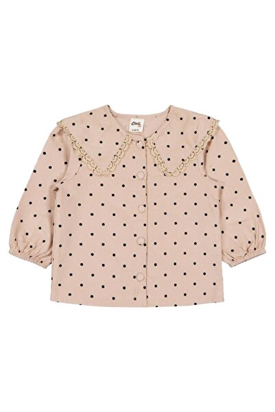 Civil Baby Puan Printed Velvet 6-18 Months Shirt - Beige 12-18 Months