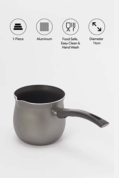 REDTAG Black Aluminum Non Stick Turkish Coffee Pot (11cm)